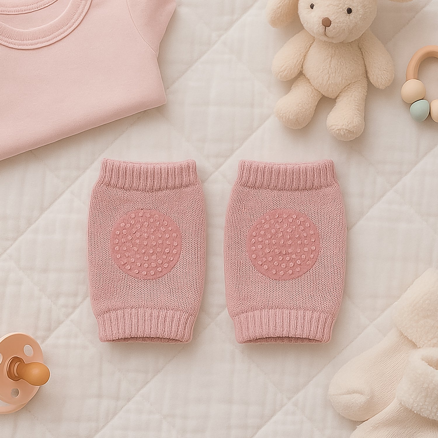 Pink Toddler Wool Knit Leg Warmer (Knee Guard) Pink Toddler Wool Knit Leg Warmer (Knee Guard)